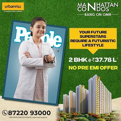 A Futuristic Home for the Future Super Stars in OMR, Chennai by Urbanrise