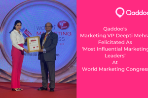 Qaddoo’s Marketing VP, Deepti Mehra, Felicitated As ‘Most Influential Marketing Leader’ At World Marketing Congress