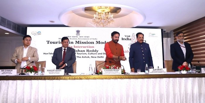 Shri G. Kishan Reddy launches ‘Best Tourism Village Competition Portal’, Global Tourism Investor Summit 2023 Portal and Rural Tourism Portal in New Delhi