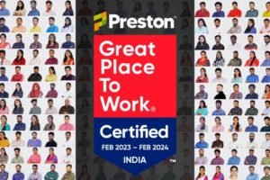 ‘Preston’, India’s Leading EdTech Company, Certified as ‘Great Place to Work®’