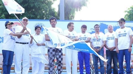 On National Vascular Day, uniting 26 cities across India, Health Minister MoS. Prof. S.P Singh Baghel, Flags Off the Walkathon with a Pledge – Amputation FREE India!
