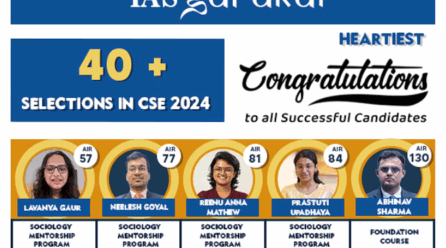 IAS Gurukul’s Sociology Optional Classes by Pranay Aggarwal Celebrate Remarkable Results in UPSC CSE 2024